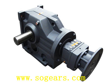 Helical worm gearboxes