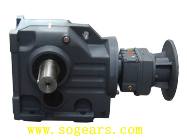 helical-worm gearbox