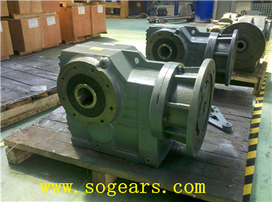 helical bevel gear units