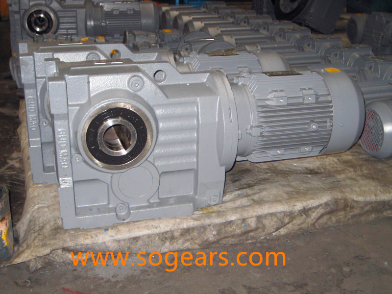 helical bevel gear box motor