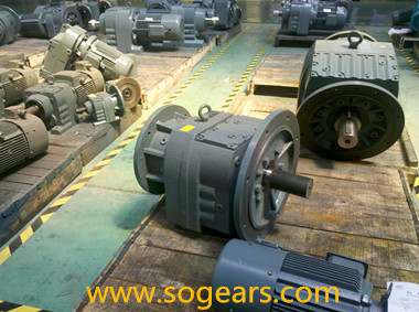 combined helical gearbox