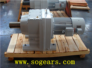 Coaxial helical gear units