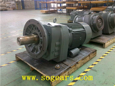 in-line helical gear reducer