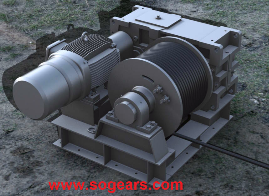 Hollow shaft industrial gearboxes