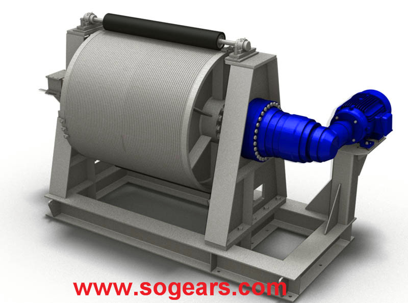 Planetary gearbox for winch